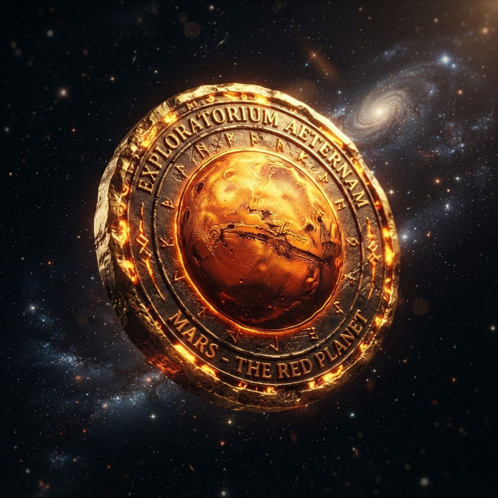 MARSCOIN gold coin closeup